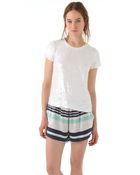 Elizabeth And James Sequin Tomboy Tee - Lyst
