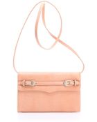 Rebecca Minkoff Buckled Clutch - Lyst