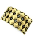 BCBGeneration Gold Tone Cuff Bracelet - Lyst