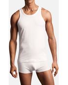 Calvin Klein Stretch Cotton Tank - Lyst