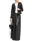 Mango Biker Leather Jacket - Lyst