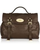 Mulberry Oversized Chocolate Alexa Bag - Lyst