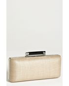 Diane von Furstenberg Tonda Raffia Clutch - Lyst