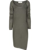 Donna Karan New York Asymmetric Modalblend Dress - Lyst