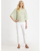 Eileen Fisher Linen Dolman Knit Top - Lyst