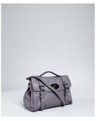 Mulberry Lavender Leather Alexa Buckle Satchel - Lyst