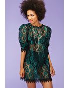 Nasty Gal Lace Around Mini Dress - Lyst