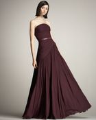 Elie Saab Strapless Draped Gown - Lyst
