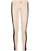 Rag & Bone Striped Midrise Skinny Jeans - Lyst