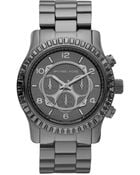 Michael Kors Dipped-dial Baguette Chronograph Watch - Lyst