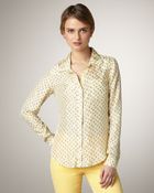 Textile Elizabeth And James Austin Printed Blouse - Lyst
