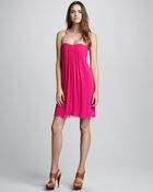 Alice + Olivia Jocelyn Strapless Chiffon Dress - Lyst