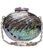Celestina Maricel Soriano Large Paua Shell Minaudière - Lyst