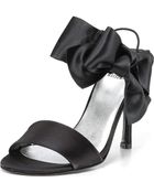 Stuart Weitzman Sandals Big Bow Satin - Lyst
