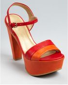 Stuart Weitzman Sandals Once Platform - Lyst