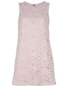 Dolce & Gabbana Lace Sleeveless Dress - Lyst