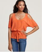 Laugh Cry Repeat Top Open Shoulder - Lyst