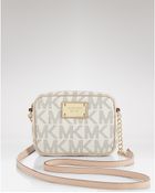 MICHAEL Michael Kors Jet Set Logo Crossbody Bag - Lyst
