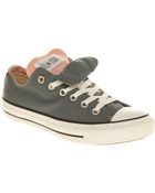 Converse All Star Ox Low Double Tongue Bluepink - Lyst