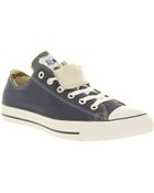 Converse All Star Ox Low Double Tongue Navyusa Smu - Lyst