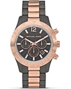 Michael Kors Michael Mens Round Two Tone Sport Watch - Lyst
