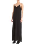T By Alexander Wang Long Slip Dress - Lyst