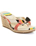 Anne Klein Pointy Espadrille Wedges - Lyst