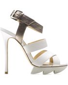 Camilla Skovgaard Sandals Open Strap with Saw Sole - Lyst