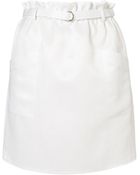 Topshop Paperbag Waist Mini Skirt - Lyst