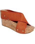 Lucky Brand Miller2 Wedge Sandals - Lyst