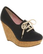 Office West End Wedge Denim Canvas - Lyst