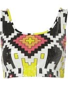 Topshop Native Sequin Bralet - Lyst