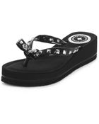 BCBGeneration Flo Demi Wedge Sandals - Lyst
