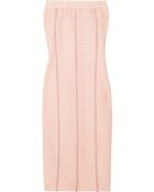 Hervé Léger Strapless Bandage Dress - Lyst