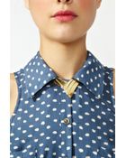 Nasty Gal On Point Collar Necklace - Lyst