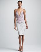 Julian Joyce By Mandalay Plunging Bicolor Dress - Lyst