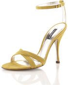D&G Strappy Suede Sandal - Lyst