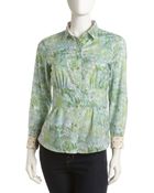 Robert Graham Coy Button Down Blouse - Lyst