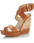 Stuart Weitzman Xray Anklewrap Espadrille - Lyst
