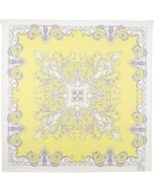 Versace Foulard Square Scarf Yellow - Lyst