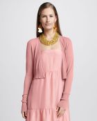 Eileen Fisher Cropped Cardigan - Lyst