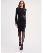 Emilio Pucci Lace Inset Dress - Lyst