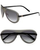 Givenchy Shield Resin Aviator Sunglasses - Lyst