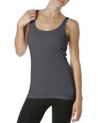 Michael Stars 2x1 Rib Boyfriend Tank - Lyst
