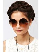 Nasty Gal Monobrow Shades - Lyst