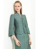 Armani Jacquard Jacket - Lyst