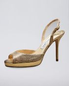 Jimmy Choo Glitter Sandal - Lyst