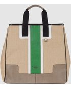 Furla Large Fabric Bag - Lyst