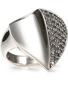 Elizabeth And James Sapphire Large Thorn Ring - Lyst