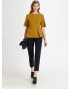 3.1 Phillip Lim Peplum Top - Lyst